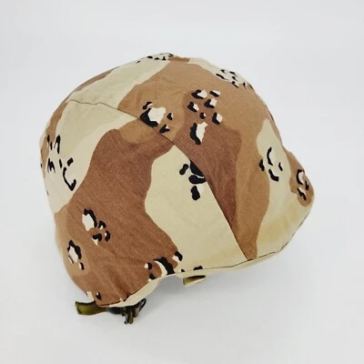 USGI 6 色沙漠迷彩 PASGT 头盔罩中型/大型 DLA 1990 DCU NSN — 第 1/4 张图片