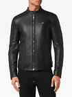Philipp Plein Moto Leather Jacket. Mens Size S - Excellent Condition.