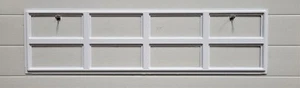 STOCKTON 612 WHITE Replacement Window Inserts/LONG Panel HOLMES Garage Doors - Picture 1 of 4