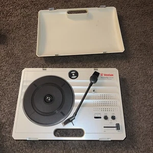 Vestax Handy Trax Turntable White Portable Record Player No Cord Runs Battery - Picture 1 of 4