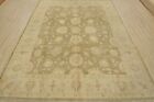 Anatolia Ziegler 8?2? X 9?8? Green Wool Traditional Hand-Knotted Oriental Rug