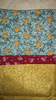 Funda de almohada Gold Stars Navidad vacaciones Foto 1 de 3