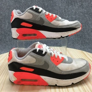 Nike Shoes Youth 6.5 Air Max 90 Infrared 2020 Low Sneakers DC8334-100 Gray Multi - Picture 1 of 23