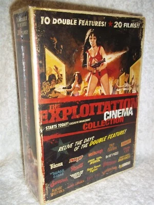 Exploitation Cinema Collection 20 Film Set (DVD, 2012, 10-Disc) cult rare cinema - Image 1 of 3