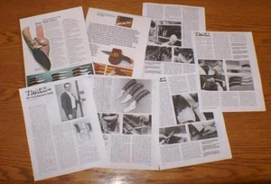 Track Knives Encyclopedia 14 pages 35 photos Education on ITHACA Knife Ithacagun - Picture 1 of 6