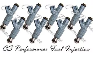 Set of 8 Mercruiser OEM UPGRADE Fuel Injectors V8 885176 Replaces 0280156081 - Picture 1 of 8