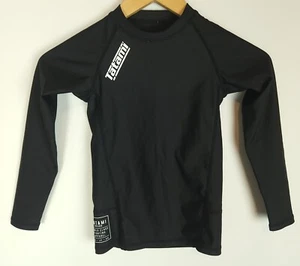 Tatami Fightwear Kid's Uncover Long Sleeve Rashguard - Black - Picture 1 of 4
