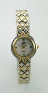 Gruen Damenuhr Edelstahl Silber Gold Mop Wasserfest Batterie Quarz - Picture 1 of 3