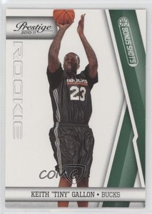 2010-11 Prestige Bonus Shots Green /25 Keith Gallon Tiny #197 Rookie RC
