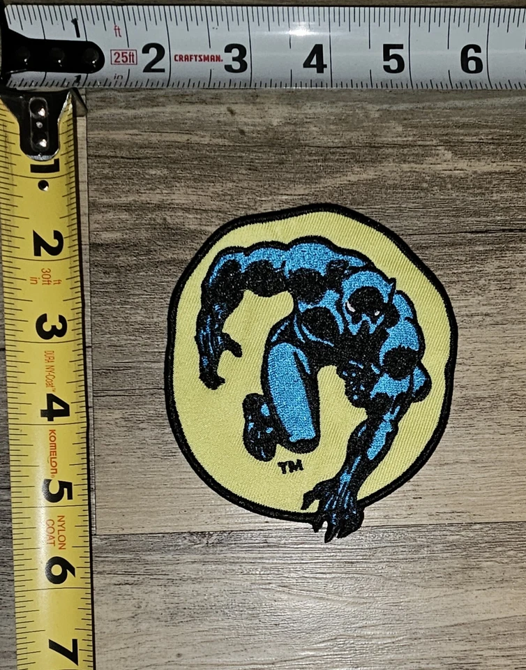 MARVEL COMICS BLACK PANTHER EMBROIDERED SEW ON PATCH.  ULTRA RARE.  AWESOME. - Image 1 of 1