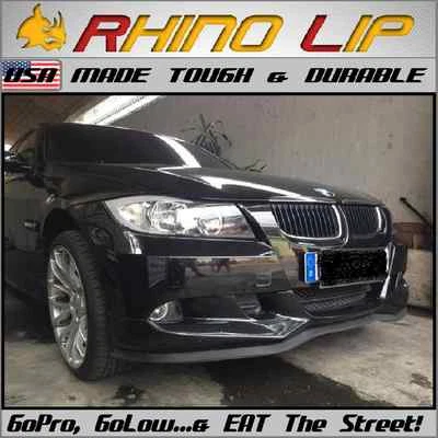 BMW RHINOLIP FRONT BUMPER SPOILER CHIN SPLITTER VALANCE BODY KIT E90 E36 E30 E39 - Image 1 of 4