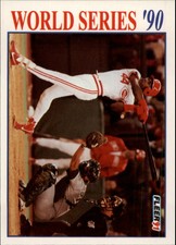 1991 Fleer World Series Cincinnati Reds Baseball Card #1 Eric Davis
