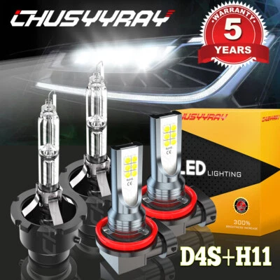 For 2013-2015 Lexus GS350 GS450h LED HID Xenon Headlight Bulb Hi Lo Fog Light - Image 1 of 4