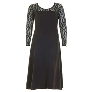 BORIS INDUSTRIES Vestido Jersey Encaje Leo 48 (5) Negro - Imagen 1 de 1