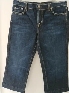David Kahn manzanilla Jeans Wide Leg Bermuda Shorts Sz 30 measure sz 31 - Picture 1 of 2