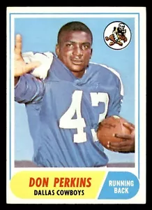 1968 Topps Football #50 Don Perkins EX *d2 - Picture 1 of 2