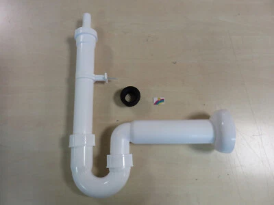 Sanit PP-Waschmaschinensifon 1 1/2, DN 50 weiss Abgang 50 - Bild 1 von 2