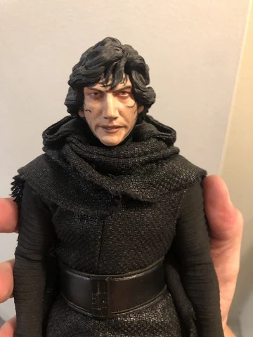 HOT TOYS MMS320 CREG CUSTOMS KYLO REN TFA Used No Shipper Cover