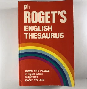 Roget's Thesaurus of English Words and Phrases Classified Arranged Paperback - Picture 1 of 12