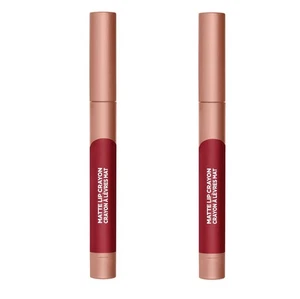 Pack of 2 L'Oreal Paris Infallible Matte Lip Crayon, Brulee Everyday # 508 - Picture 1 of 6
