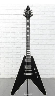 Epiphone Flying v Prophecy Electric Guitar Black Aged Satin - image 1 of 3