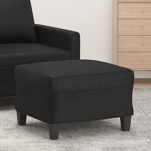 vidaXL Poggiapiedi Nero 60x50x41 cm in Similpelle - Foto 1 di 7