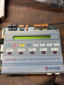 NOTIFICADOR CPU-400 (Para AFP-400) PANEL DE CONTROL DE ALARMA CONTRA INCENDIOS PLACA PRINCIPAL REPUESTOS - Imagen 1 de 8