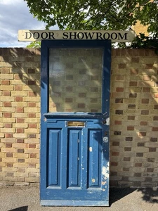 Reclaimed Old Victorian Edwardian Wooden Front Door 2112 x 905mm - Picture 1 of 24