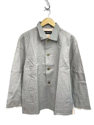 ISSEY MIYAKE 93SS Archivo Frontal Bordado Manga Larga Camisa Talla 2 Algodón Gris  Foto 1 de 4