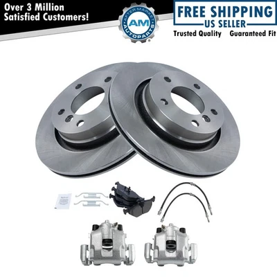 Kit de pastillas de freno trasero y rotor de cerámica para BMW 323Ci 323i 2000 1999-2000 328i Foto 1 de 4