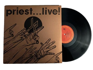 JUDAS PRIEST signierte Platte Priester... Live Rob Halford Ian Hill TOP - Bild 1 von 4