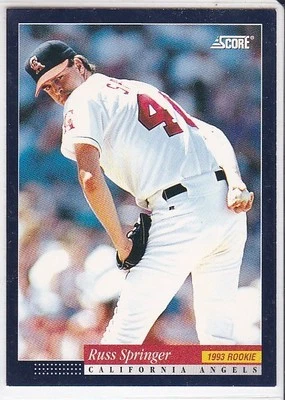 M) 1994 Score Baseball Trading Card - Russ Springer #562 - Image 1 of 2