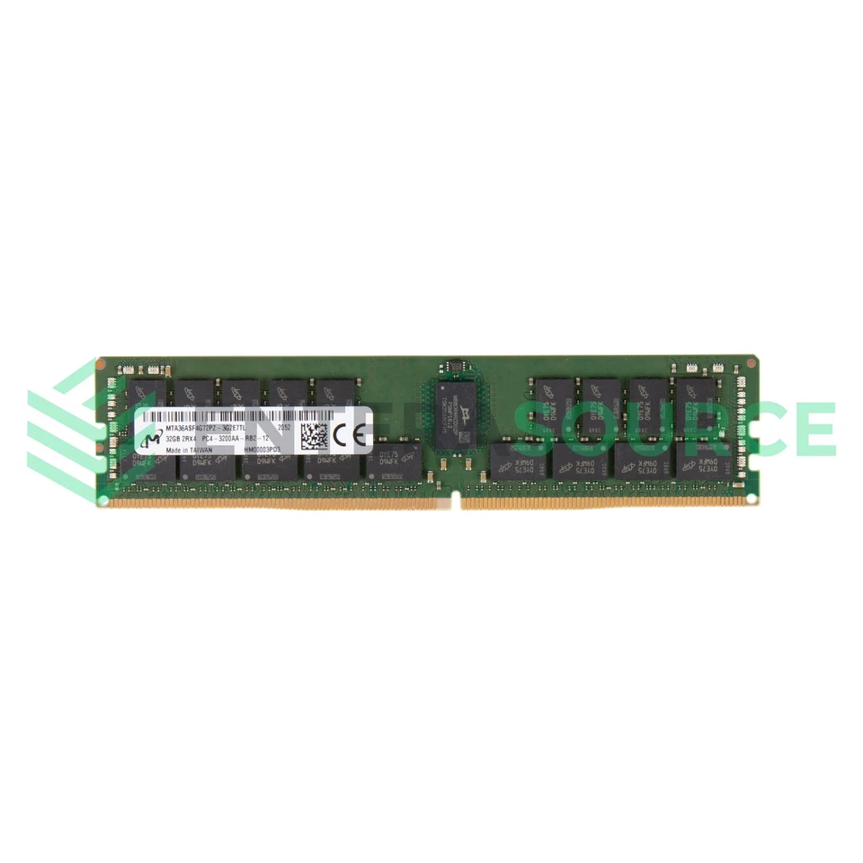 Micron MTA36ASF4G72PZ-3G2 32GB 2Rx4 DDR4-3200AA PC4-25600 ECC Server Memory - Image 1 of 1
