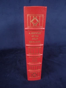 A HISTORY OF THE COLT REVOLVER By HAVEN & BELDEN Leather NRA Gun Book 22K Gold - Imagen 1 de 9