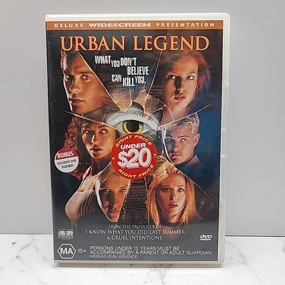 Urban Legend (DVD, 1998) Region 4 Like New  - image 1 of 2