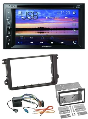 Pioneer Bluetooth 2DIN USB DVD DAB MP3 Autoradio für VW Amarok ab 10 Beetle ab 1 - Bild 1 von 4