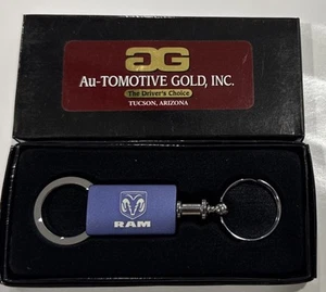 DODGE RAM BLUE Aluminum Valet Keychain Licensed - Foto 1 di 1