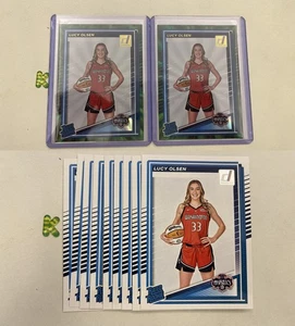 Lote Donruss WNBA 2025 Lucy Olsen láser verde clasificación novato radiocontrol Washington #97 - Imagen 1 de 2