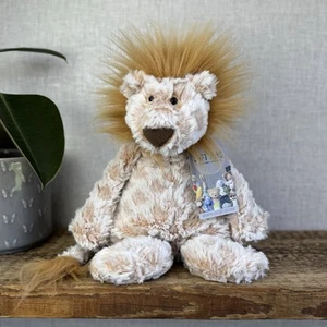 Jellycat Karo Löwe - große hellorange Beanie Wildkatze strukturiertes Plüsch 12 Zoll - Bild 1 von 13