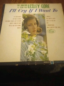 Lesley Gore I'll Cry If I Want To MG 20805 mono 1963 LP first press VG+ - Picture 1 of 2