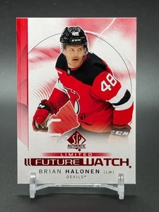 2024-25 SP Authentic Future Watch Red #128 BRIAN HALONEN New Jersey Devils RC - Picture 1 of 2