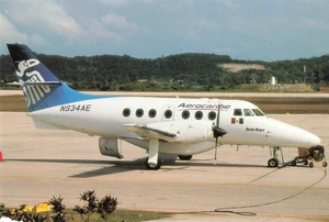 Postcard Airline Aerocaribe BAe 3201 Jetstream 32EP N934AE AP1. - Picture 1 of 2
