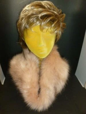 Bufanda envolvente de cuello Michael Stars de piel sintética multicolor bronceado y negro Foto 1 de 4