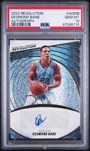 2022 Panini Revolution Desmond Bane #ADMB Autograph PSA GEM-MT 💎 - POP 2 🔥 - Picture 1 of 2
