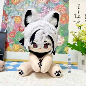 Muñeco de peluche Arlecchino de impacto Genshin de 15 cm peluche suave llavero juguetes - Imagen 1 de 3