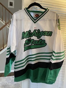 Vintage Koronis K1 Michigan State Hockey Jersey Mesh Men's Sz Small S 90’s - Picture 1 of 6