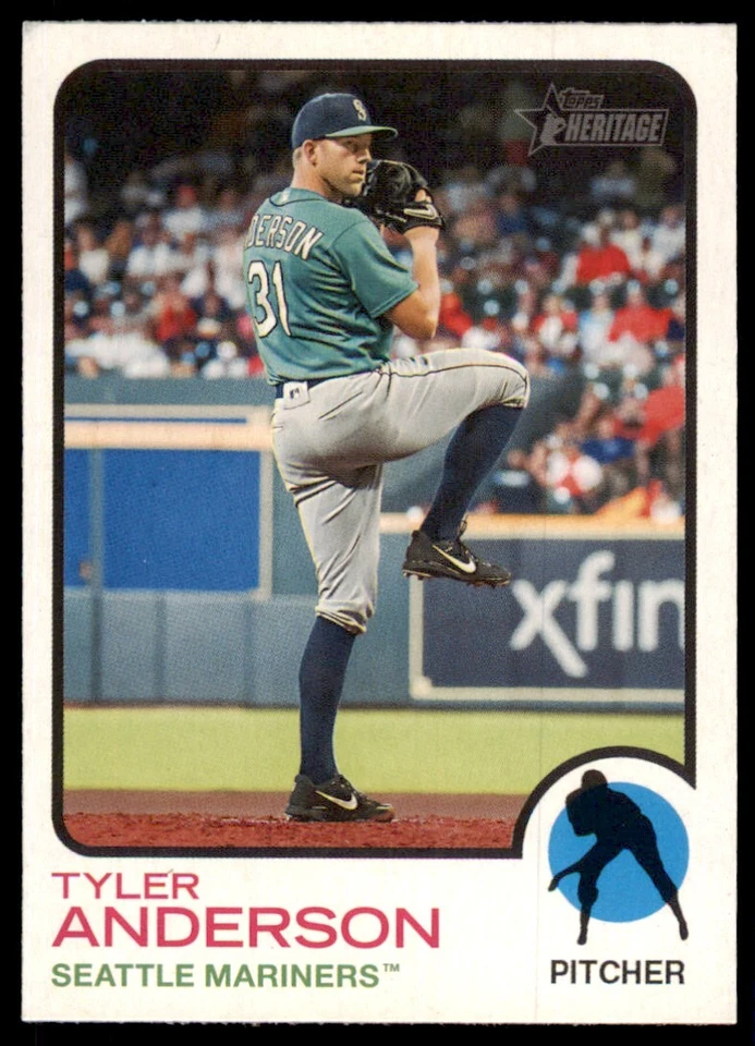 2022 TOPPS HERITAGE TYLER ANDERSON SEATTLE MARINERS #369 - Image 1 of 2
