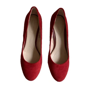 ROCKPORT dark red suede pumps with 8cm heels EU 40 / AU 9.5 - Picture 1 of 7
