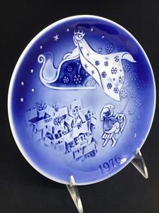 The Snow Queen Collectible Plate Andersen DESIREE Denmark Copenhagen Blue Jensen - Picture 1 of 10