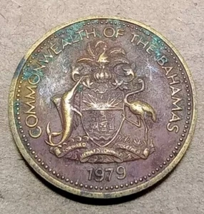 1979 BAHAMAS One Cent US SELLER - Picture 1 of 8